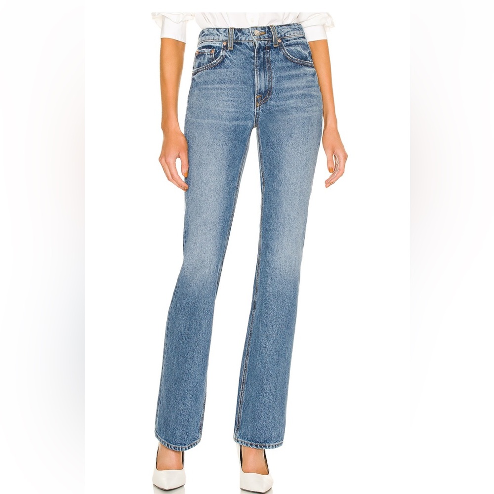 GRLFRND Melanie high rise jeans size 25
